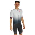 Radtrikot + Fahrradhosen CASTELLI Set (2 Teile) Aero Race 6.0 grau silber