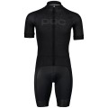 Radtrikot + Fahrradhosen POC Set (2 Teile) Essential Road Logo schwarz