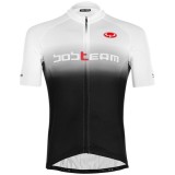 Radtrikot Herren BOBTEAM Kurzarmtrikot Primo weiß schwarz
