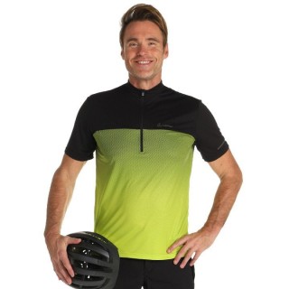 Radtrikot Herren LÖFFLER Bikeshirt Flow 3.0 neongelb schwarz