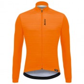 Radtrikot Herren SANTINI Langarmtrikot Classe neonorange