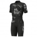 Radtrikot + Hosen ALÉ Set (2 Teile) Skull schwarz