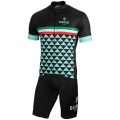 Radtrikot + Hosen BIANCHI MILANO Set (2 Teile) Codigoro schwarz grün