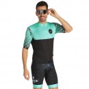 Radtrikot + Hosen BIANCHI MILANO Set (2 Teile) Tirano schwarz grün