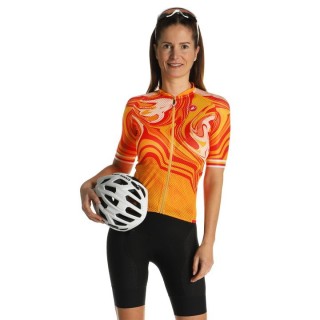 Radtrikot + Hosen CASTELLI Damen-Set (2 Teile) Climber''s 2.0 orange