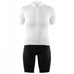 Radtrikot + Hosen CRAFT Damen-Set (2 Teile) Essence weiß