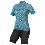 Radtrikot + Hosen ENDURA Damen-Set (2 Teile) Canimal LTD grün