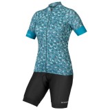 Radtrikot + Hosen ENDURA Damen-Set (2 Teile) Canimal LTD grün