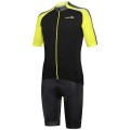 Radtrikot + Hosen RH+ Set (2 Teile) Attack grau schwarz gelb