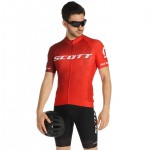 Radtrikot + Hosen SCOTT Set (2 Teile) RC Pro weiß rot