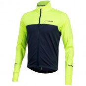 Radtrikot Männer PEARL IZUMI Langarmtrikot Quest neongelb dunkelblau