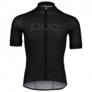 Radtrikot POC Kurzarmtrikot Essential Road Logo schwarz