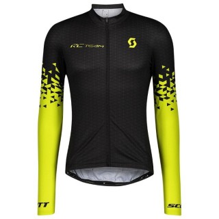 Radtrikot SCOTT Langarmtrikot RC Team 10 schwarz gelb