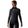 Radtrikots CASTELLI Damen Langarmtrikot Sinergia 2 schwarz