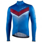 Radtrikots Herren NALINI Langarmtrikot Fit blau