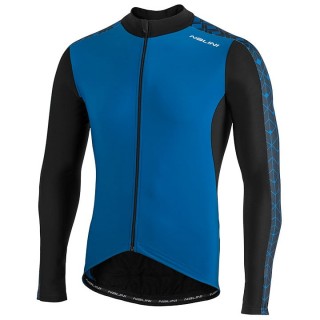 Radtrikots Herren NALINI Langarmtrikot W schwarz blau