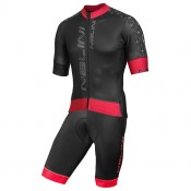 Radtrikots + Hosen NALINI Set (2 Teile) Velocità schwarz rot