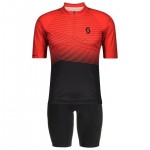 Radtrikots + Hosen SCOTT Set (2 Teile) Endurance 20 schwarz rot