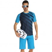 Radtrikots + Hosen SCOTT Set (2 Teile) Trail Vertic blau