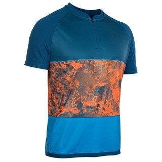 Radtrikots ION Bikeshirt Traze AMP blau orange