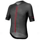 Radtrikots RH+ Kurzarmtrikot Speed grau schwarz rot