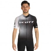 Radtrikots SCOTT Kurzarmtrikot RC Pro weiß schwarz