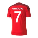 2020-2021 Schweiz Heim Puma Fußballtrikot Kinder (EMBOLO 7) Günstig Kaufen