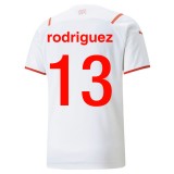 2021-2022 Schweiz Auswärtstrikot (Rodriguez 13) Rabatt Luzern
