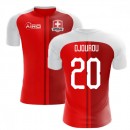 2022-2023 Schweiz Heimkonzept-Fußballtrikot (Djourou 20) Online Shop Günstig