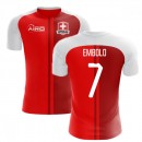 2022-2023 Schweiz Heimkonzept-Fußballtrikot (Embolo 7) Kaufen Online