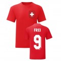 Alexander Frei Switzerland National Hero Tee Rot Rabatt Locarno