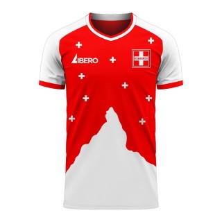 Schweiz 2020-2021 Heim Concept Football Kit (Libero) - Baby Rabatt Genf