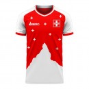 Schweiz 2020-2021 Heim Concept Football Kit Libero – Kinder Günstig