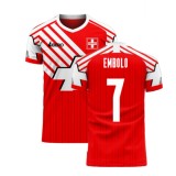 Günstige Schweiz 2020-2021 Retro Concept Football Kit Libero (EMBOLO 7) Online