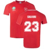 Schweiz 2022 Polyester T-Shirt Rot (SHAQIRI 23) Billig