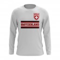 Schweiz Core Football Country Langarm T-Shirt Weiß Bestellen
