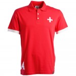 Schweiz Nr. 14 Rotes Poloshirt Rabatt Coupons