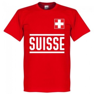 Online Schweiz Team T-Shirt - Rot